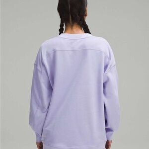 Lululemon Light Purple Perfectly Oversized Crewneck